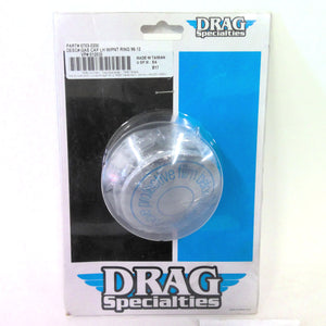 Drag Specialties Gas Cap With Paint Protectors Left Thread Non-Vented 0703-0200