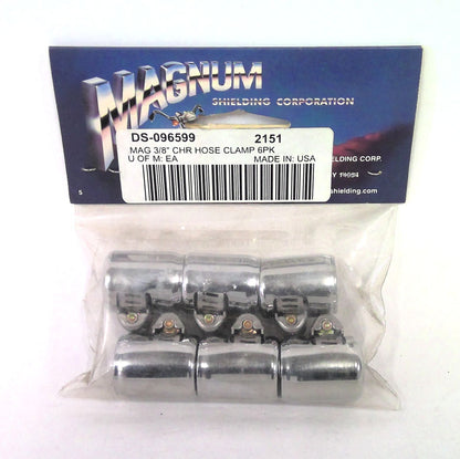 Magnum 6pc Chrome 3/8" Hose Clamp DS-096599 2151