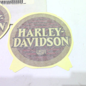 NOS Genuine Harley 1995 Ultra Classic Red And Gold Tank Decal Set 14439-95
