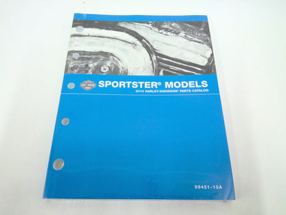 NEW Genuine Harley 2010 Sportster Models Parts Catalog Manual Book 99451-10A